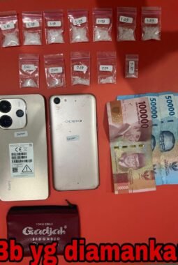 Satresnarkoba Polres Pasuruan Tangkap Pengedar Sabu 10,33 Gram di Beji