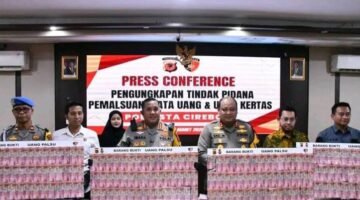 Kerja yata: Bareskrim Polri Bongkar Peredaran Uang Palsu, Tiga Orang Tersangka Ditangkap