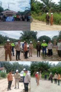 PEMERINTAH DAN PERUSAHAAN SALING BAHU MEMBAHU, BANGUN DESA PULAI GADING TANPA MENUNGGU PIRAL