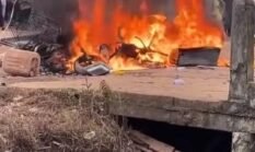 Di Rohil Riau Berujung Ricuh: Massa Bakar Rumah Diduga Bandar Narkoba!