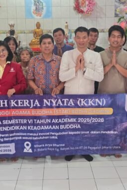 Mahasiswa STAB Bodhi Dharma Laksanakan KKN di Vihara Arya Dharma Jakarta Utara