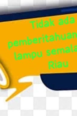 MATI LAMPU MASSAL RIAU TANPA PEMBERITAHUAN SAMA SEKALI