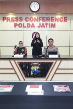 Polda Jatim Amankan Tersangka Kasus Kekerasan Seksual Dua Anak Dibawah Umur