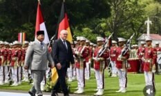 Presiden Prabowo Sambut Kunjungan Kenegaraan Presiden Jerman Frank-Walter Steinmeier di Istana Merdeka