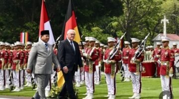 Presiden Prabowo Sambut Kunjungan Kenegaraan Presiden Jerman Frank-Walter Steinmeier di Istana Merdeka