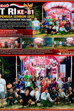 Semarak HUT RI ke-81, Ikatan Pemuda Sembon Utara Gelar Rangkaian Kegiatan Tiga Hari
