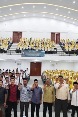 KBO Satresnarkoba Polres Madina Berikan Edukasi Hukum dan Pencegahan Narkoba kepada 770 Mahasiswa Baru STAIN Madina