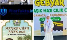 MANASIK HAJI ANAK TK/MI SE-KECAMATAN BEJI DIGELAR DI WISATA KEBUN KURMA