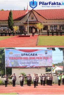 Semangat Juang Bhayangkara, Polres Humbahas Peringati Hari Juang Polri
