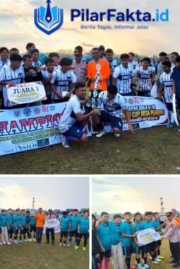 Turnamen Sepak Bola U-18 Karang Taruna Desa Pearung Resmi Ditutup, Blazing Star Keluar sebagai Juara